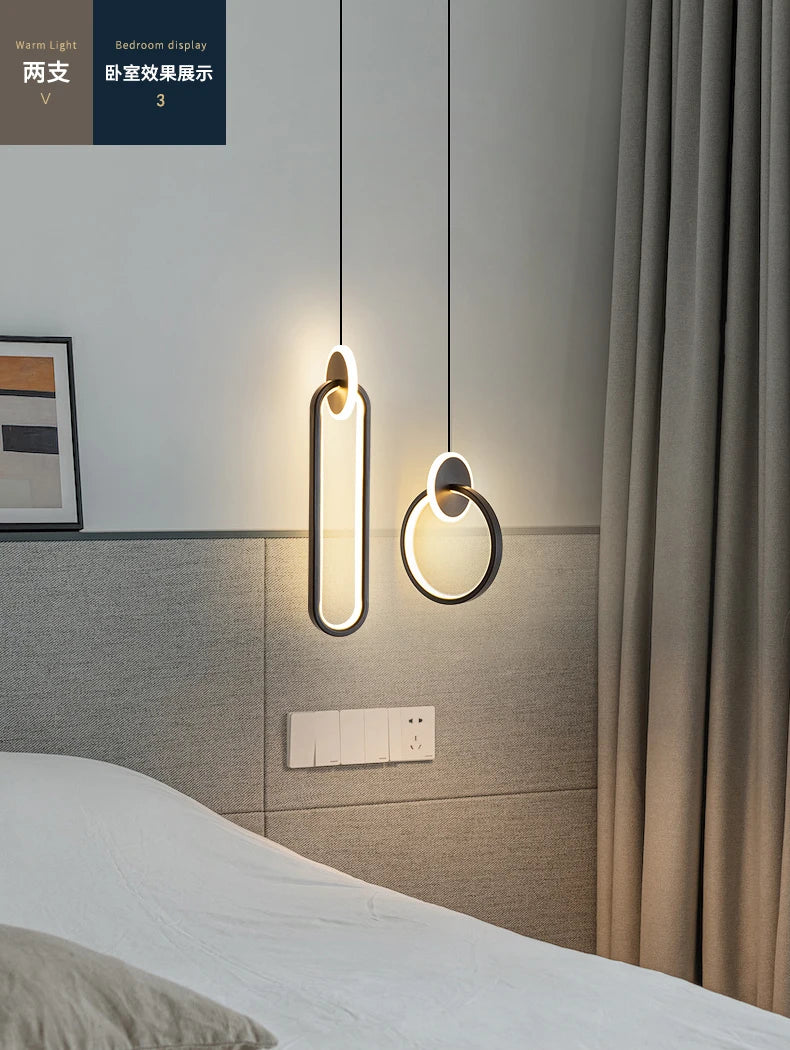 Room Decor Ring Lustres Lamparas Colgantes Para Techo