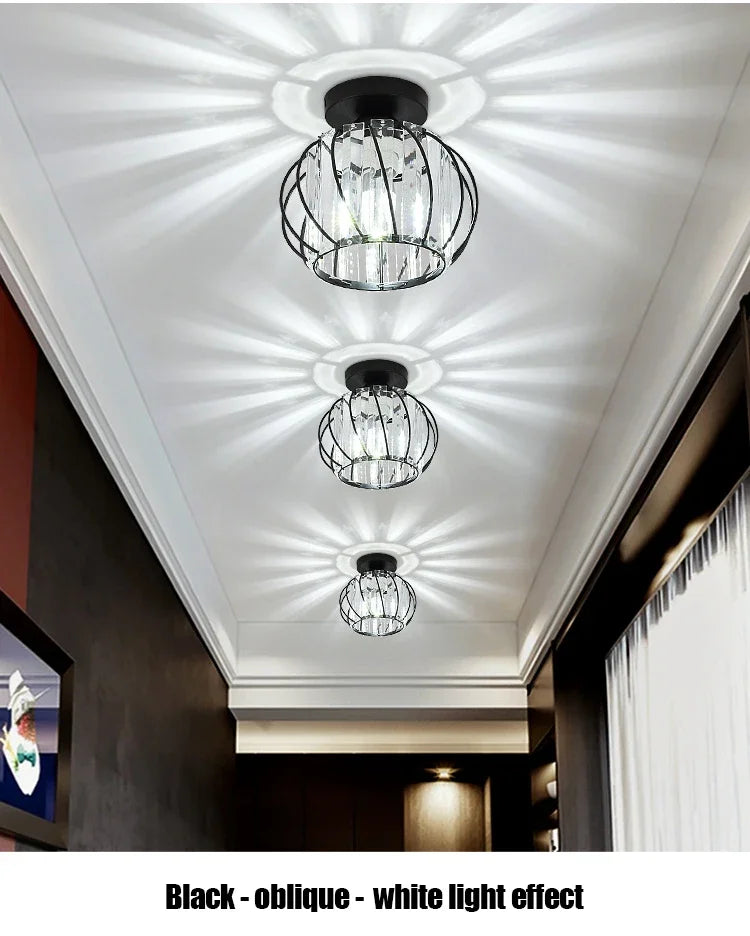 Novelty Design Glass Aisle Ceiling Light Fixtures for