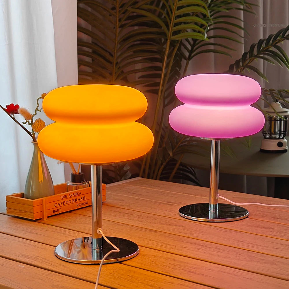 Table Lamp Bedroom Room Lamps USB Plug LED Mushroom Table