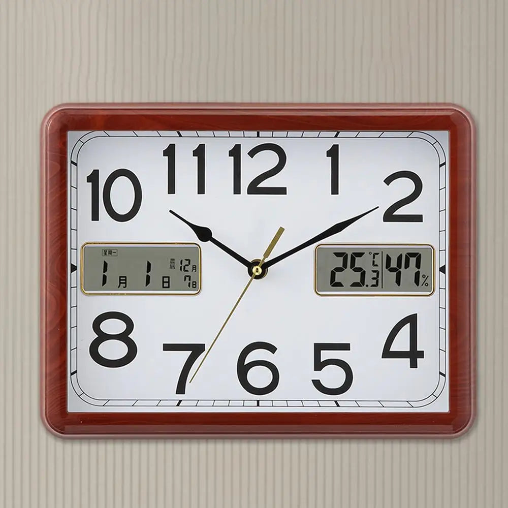Wall Clock Retro Wall Clock with Silent Movement 28Cm