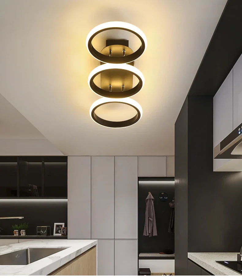 Nordic LED Ceiling Lamp Chandelier for Living Room Corridor