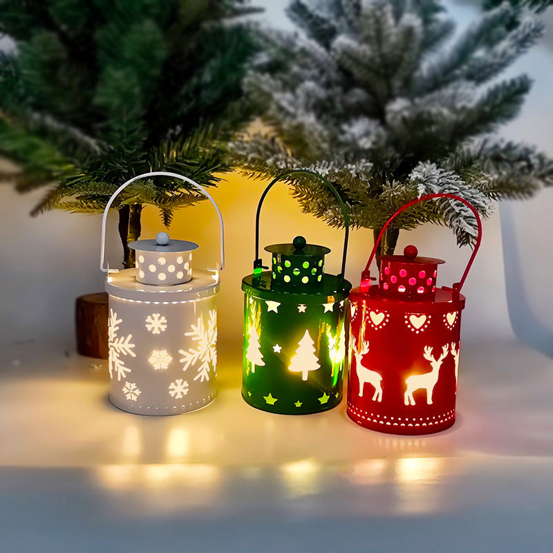 Nordic LED Candle Lanterns, set of 3