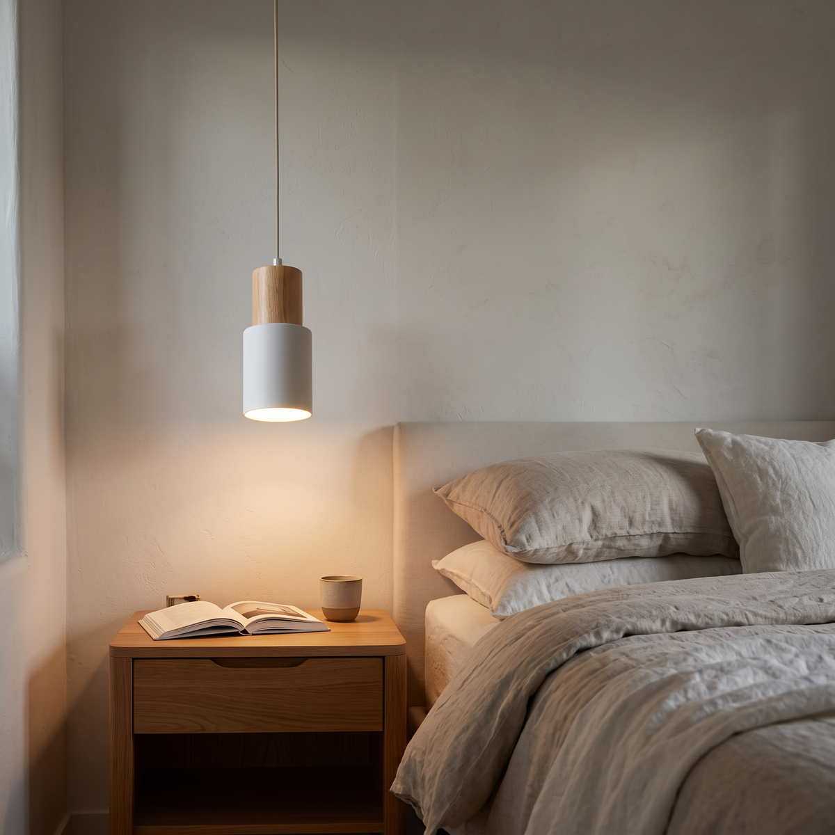 Minimalist Chandelier Bedroom Bedside Lamp Modern Nordic in a modern home