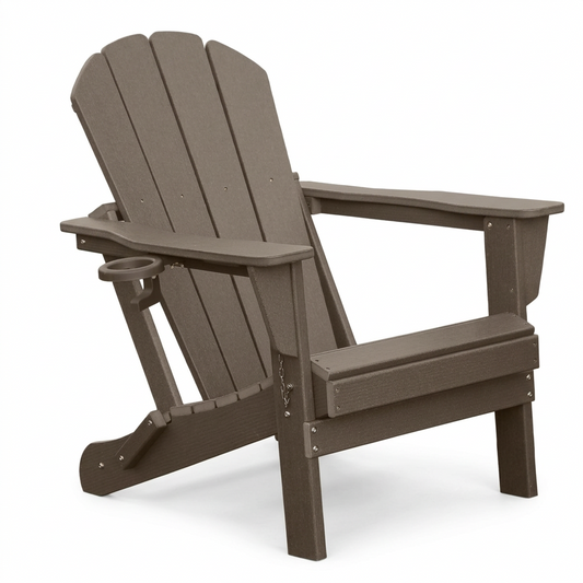 Folding Adirondack Chair on a white background