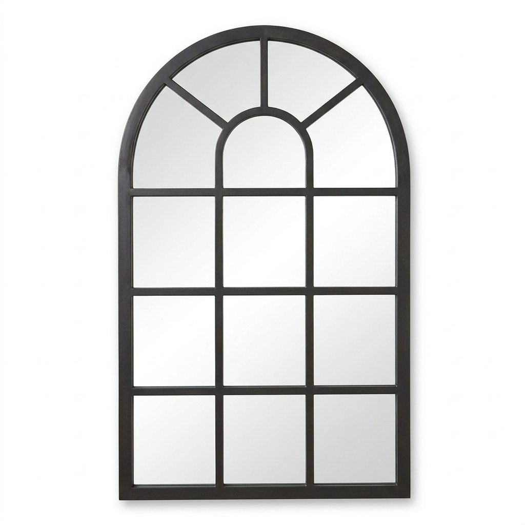 Arched Window Mirror on a white background