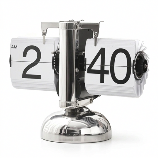Retro Flip Clock on a white background