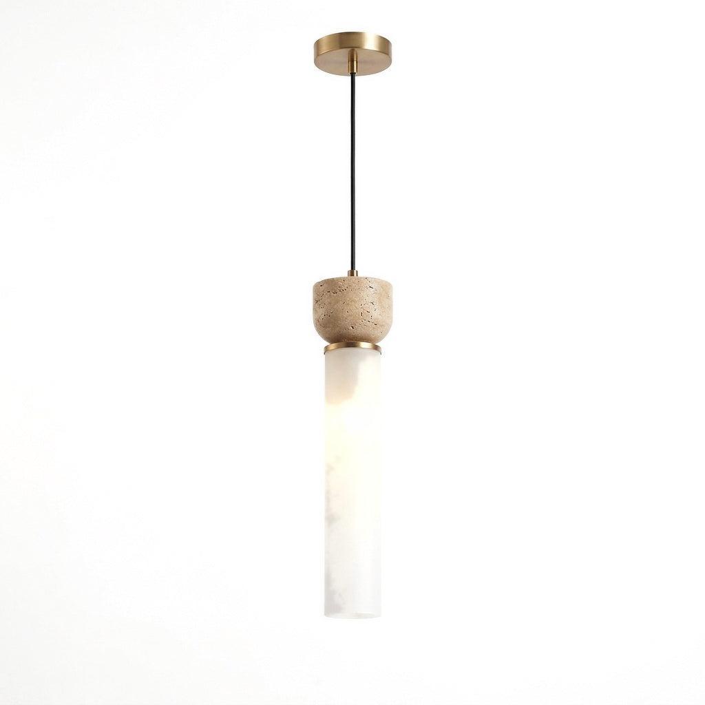 Cave Stone Pendant on a white background