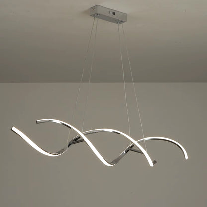 Modern Chandelier Lights Simple Dining Room Lights Kitchen Long Led Chandelier Living Room Pendant Lamp Home Decoration Lighting