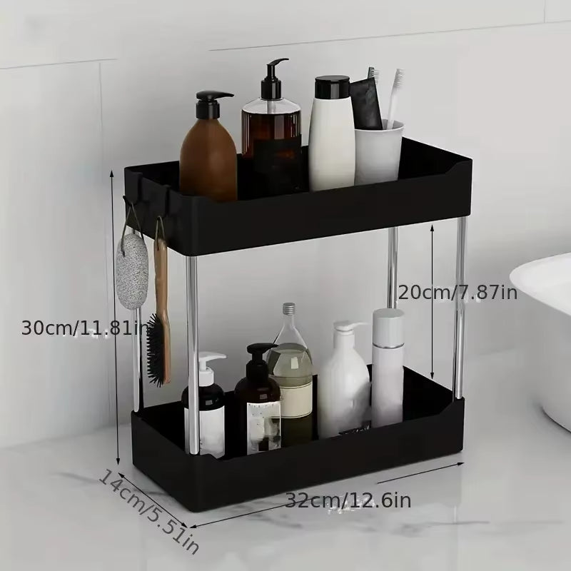 1Pc Kitchen Spice Storage Rack Multi-Functional Countertop Seasoning Storage Rack Household Multi-Layer Corner Shovel Kitchen Ut