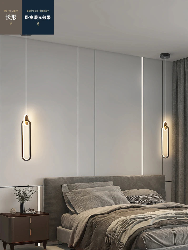 Room Decor Ring Lustres Lamparas Colgantes Para Techo