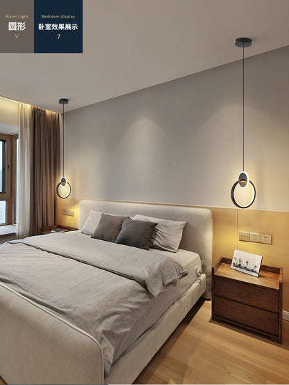 Room Decor Ring Lustres Lamparas Colgantes Para Techo
