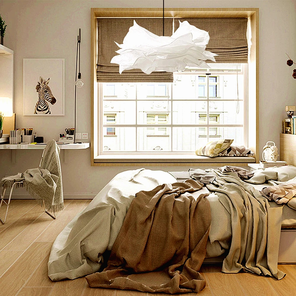 42X42/60X40/85X54Cm Art DIY Cloud Lamp Shade Flower Light