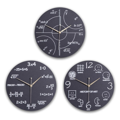 Math Clock Unique Wall Clock Modern Design Novelty Maths