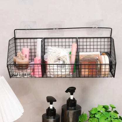Kitchen Wall Mounted Storage Rack Vegetables Fruits Holder