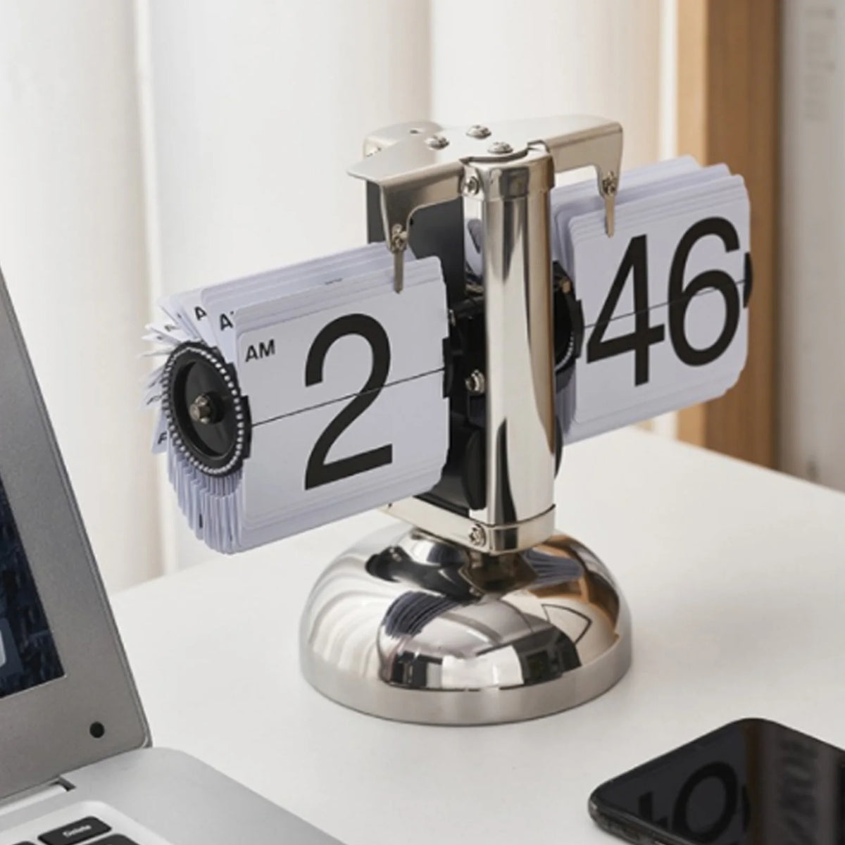 Digital down Clock Retro Minimalist Single Foot Mechanical