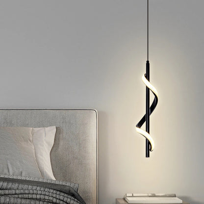Nordic Spiral Chandelier Minimalist Modern Atmosphere