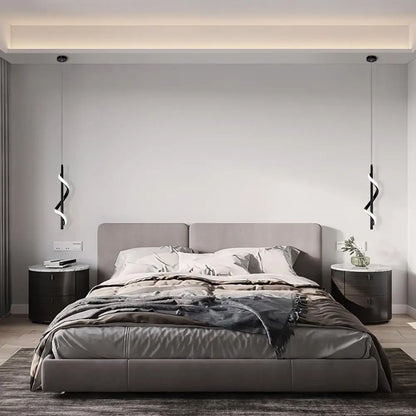 Nordic Spiral Chandelier Minimalist Modern Atmosphere