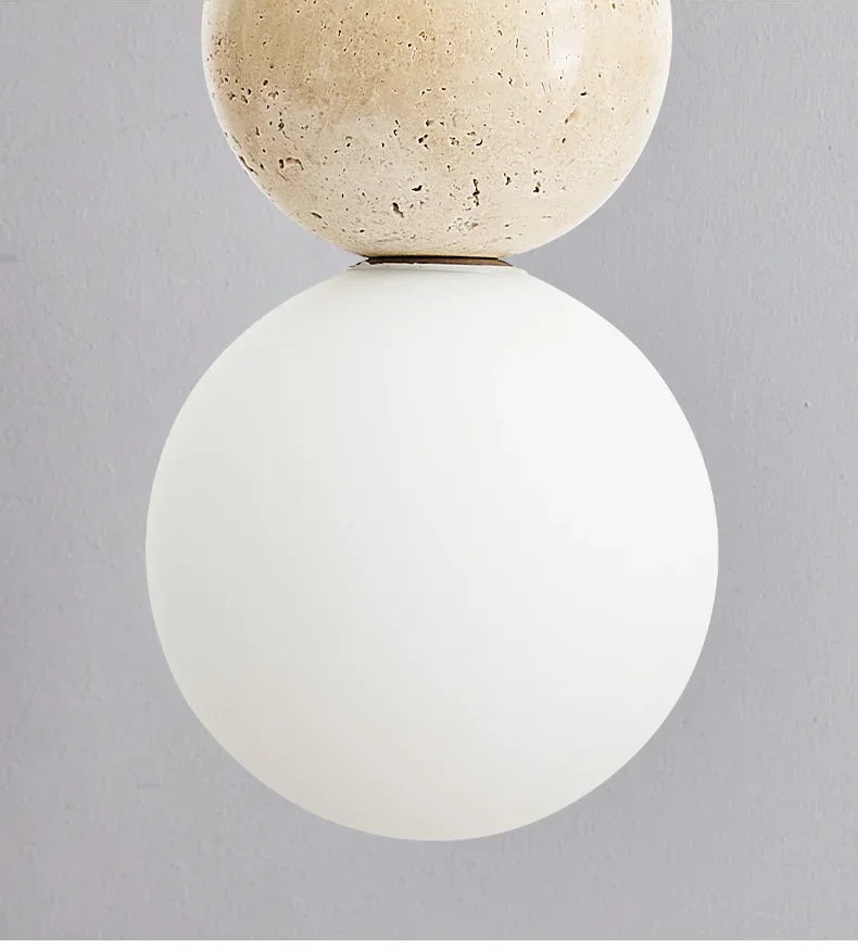 Cream Style Pendant Lamp Bedroom Bedside Led Chandelier