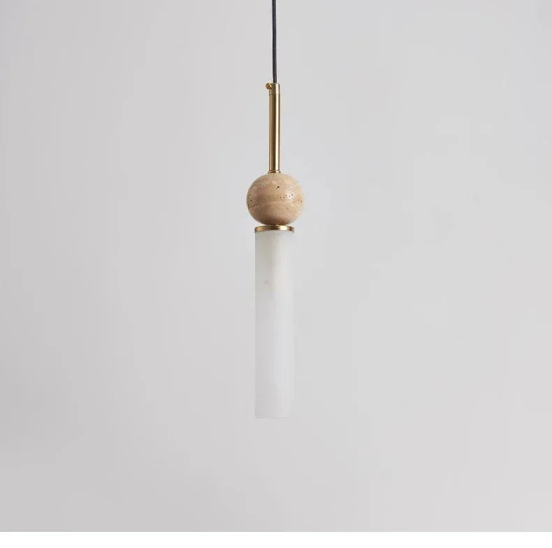 Cave Stone Wabi-Sabi Bedroom Bedside Chandelier Creative