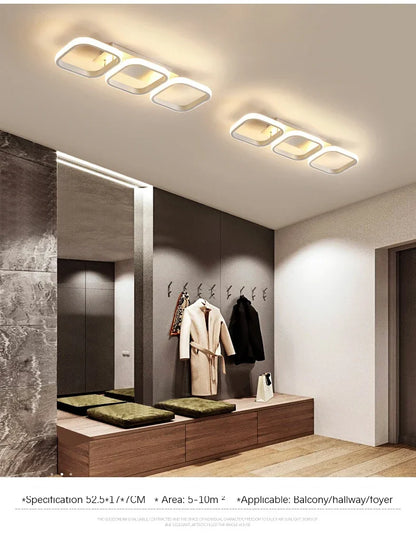 Nordic LED Ceiling Lamp Chandelier for Living Room Corridor