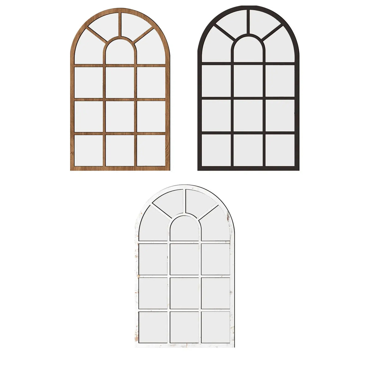 Arched Window Wall Mirror Decorative Mirror Entryway