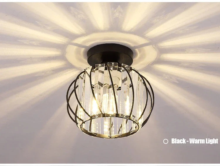 Novelty Design Glass Aisle Ceiling Light Fixtures for