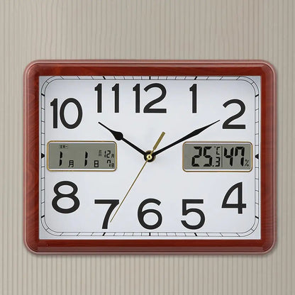 Wall Clock Retro Wall Clock with Silent Movement 28Cm