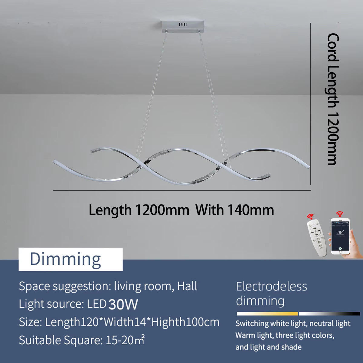 Modern Chandelier Lights Simple Dining Room Lights Kitchen Long Led Chandelier Living Room Pendant Lamp Home Decoration Lighting