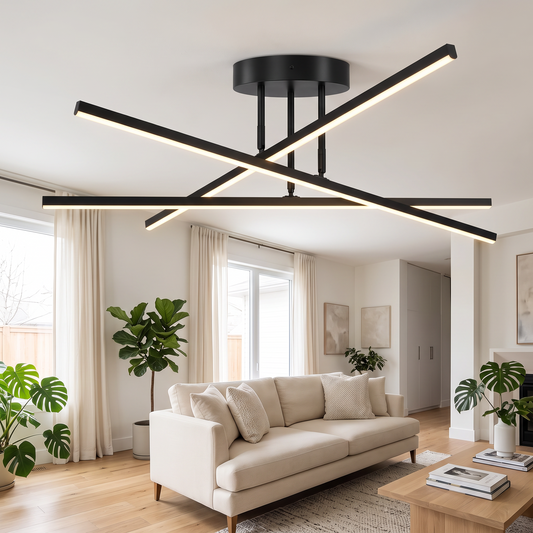 2026New Ceiling Lamp Nordic Modern LED Lamp Living Room in a modern home