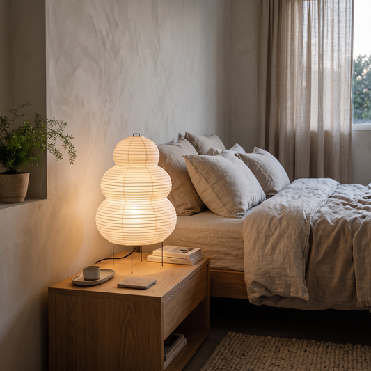 Japanese Design Akari Noguchi Yong Table Lamp --Vip in a modern home
