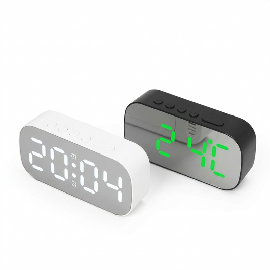 Digital Alarm Clock on a white background