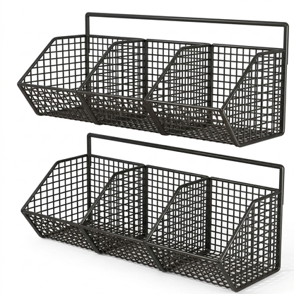 Wall-Mount Produce Basket on a white background