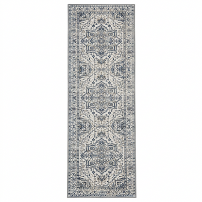 Boho Runner Rug on a white background