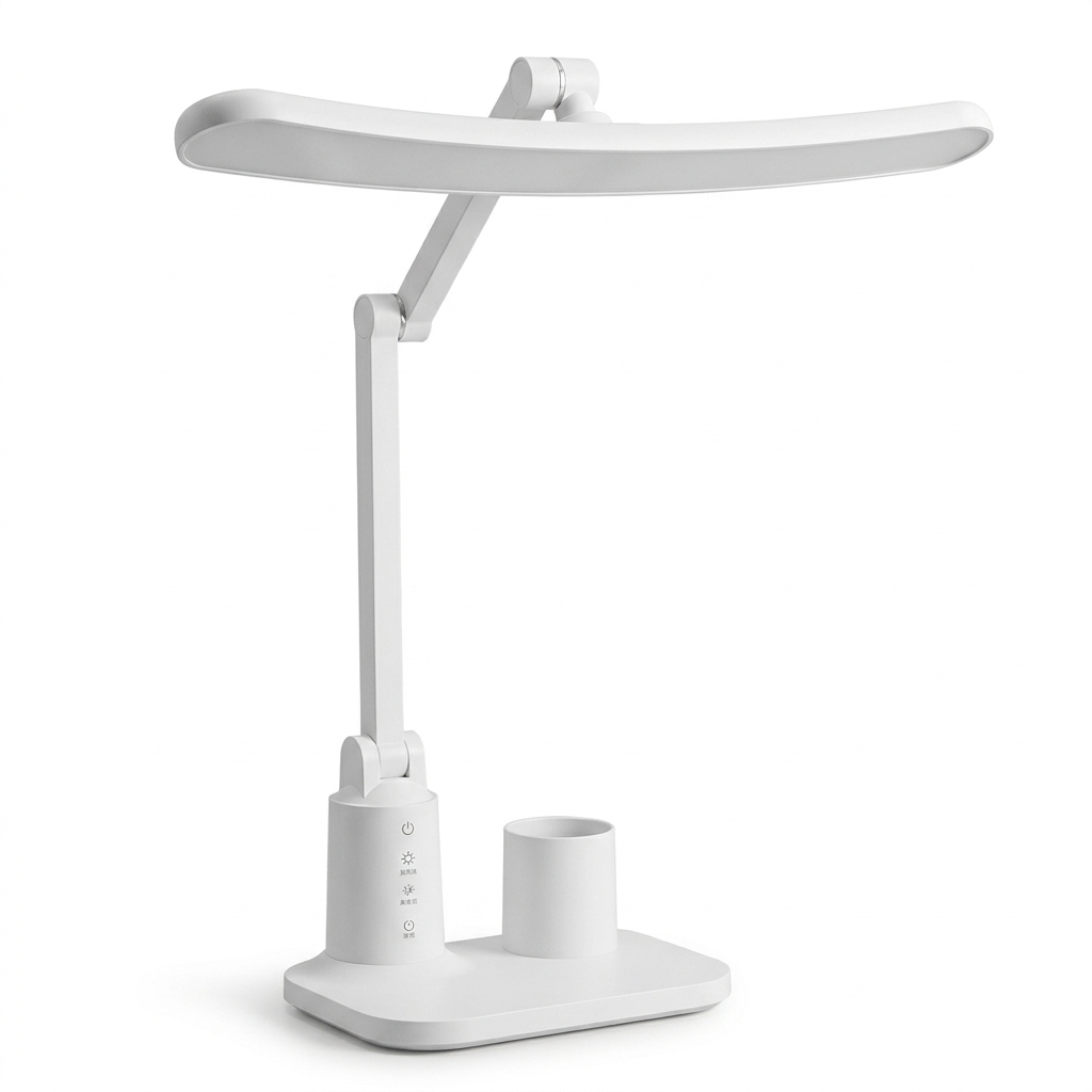 Rechargeable LED Desk Lamp on a white background