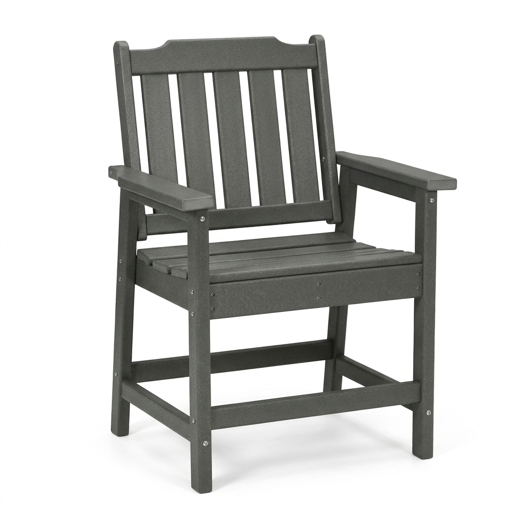 All-Weather Patio Dining Chair on a white background