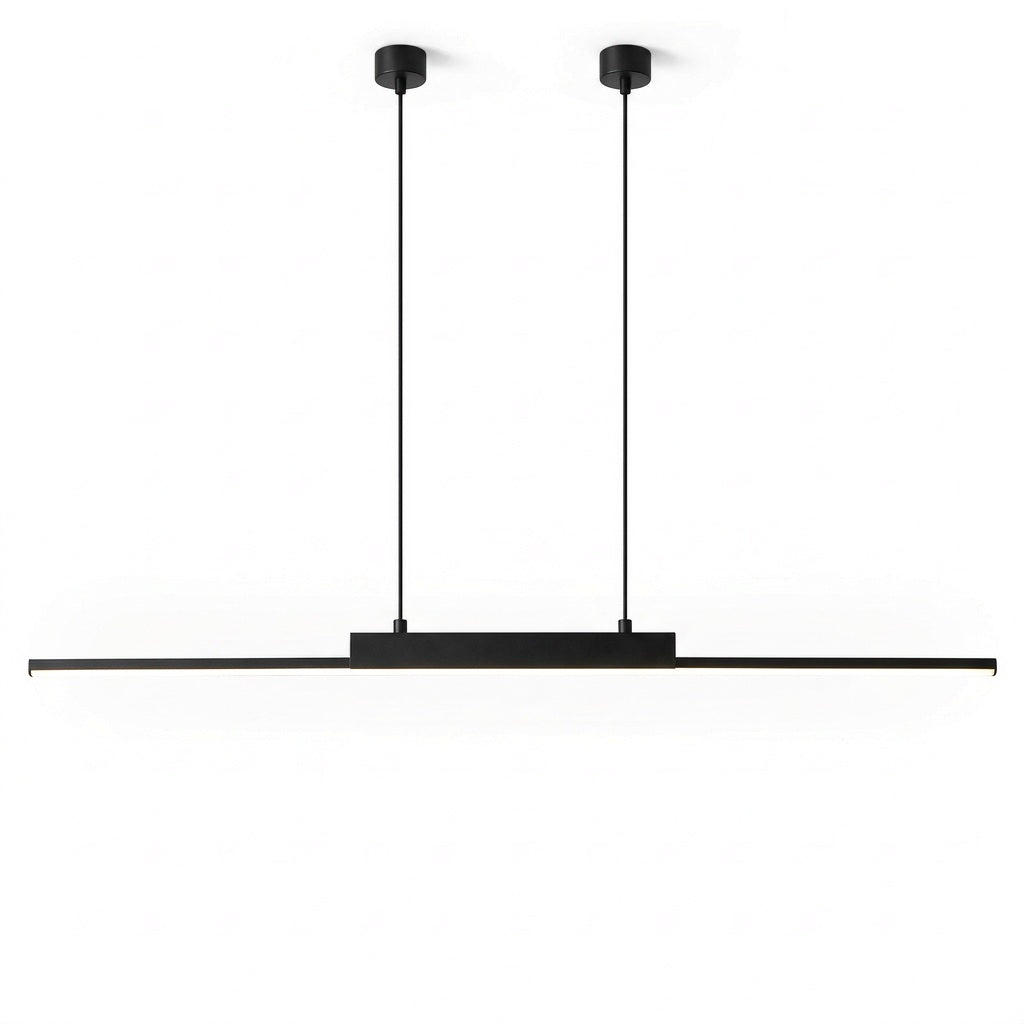 Black Linear Pendant on a white background
