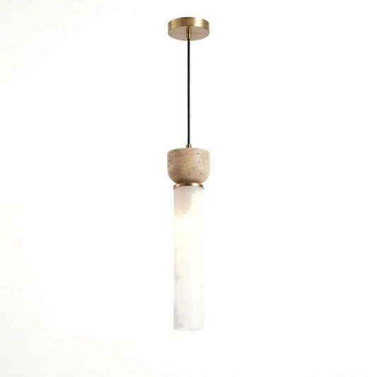 Cave Stone Pendant on a white background